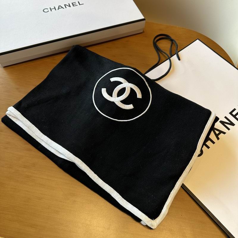 Chanel scarf 70%羊绒 30%真丝 E (9)