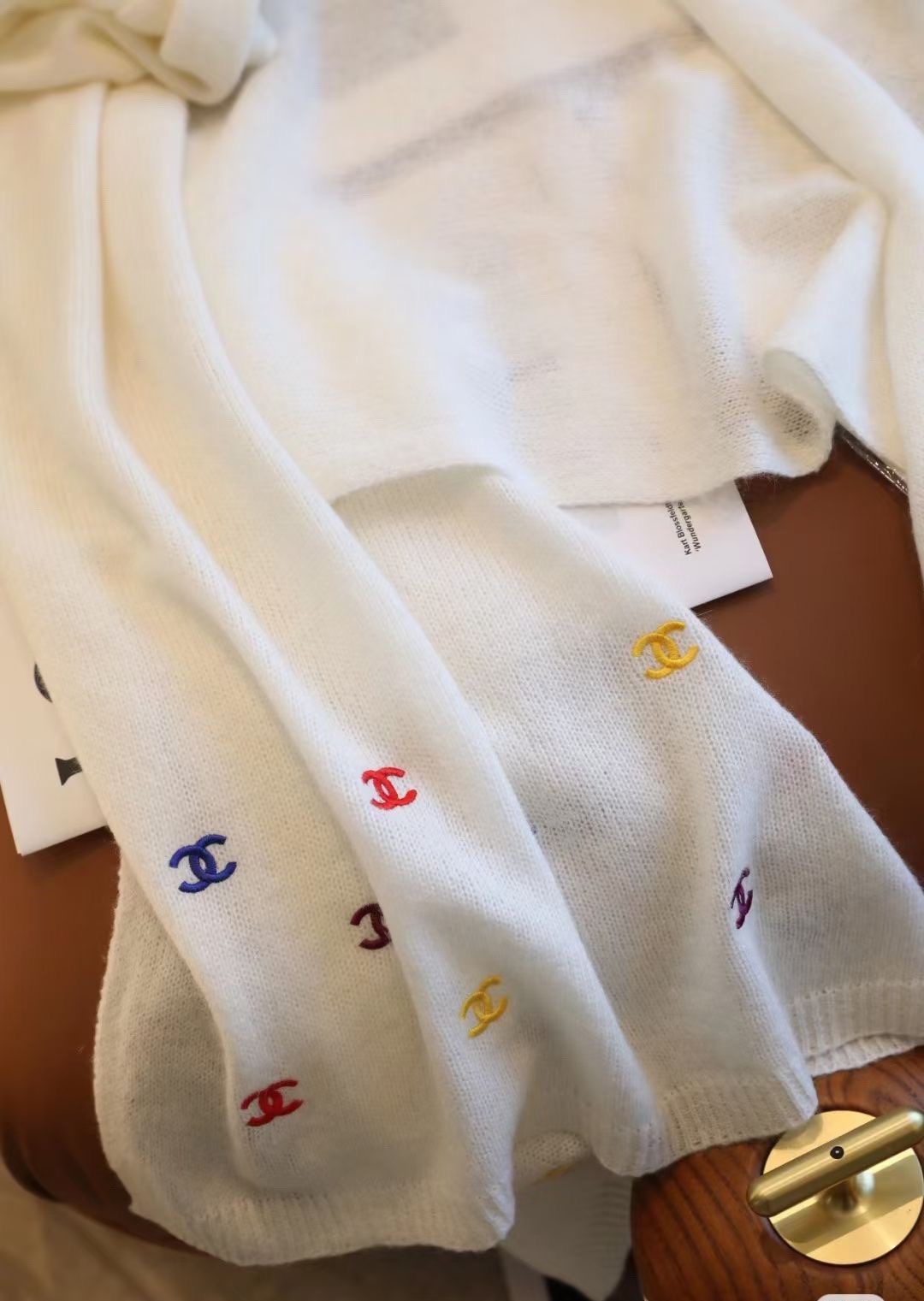 Chanel scarf 70X190cm E (4)