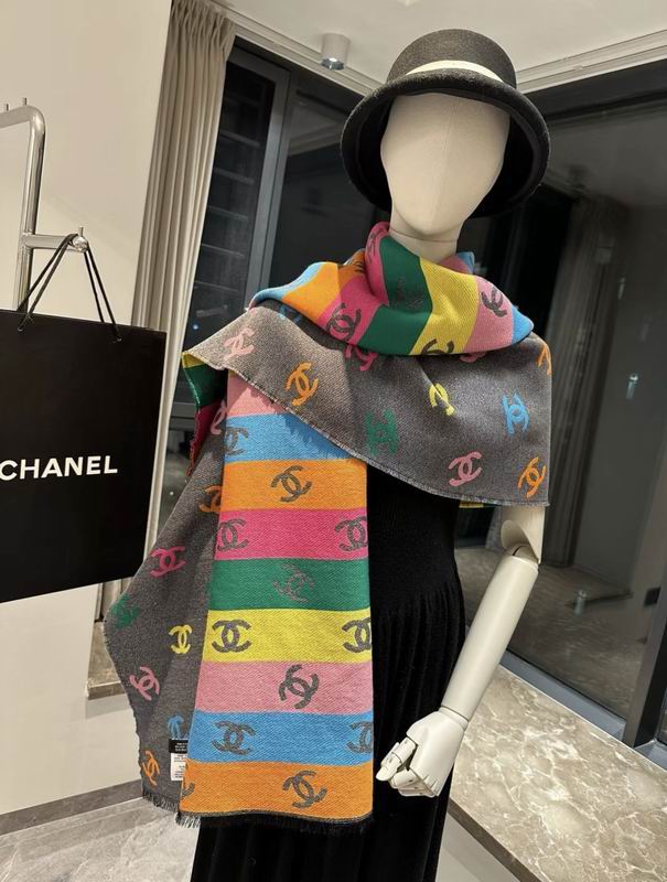 Chanel scarf 70X200cm E (1)
