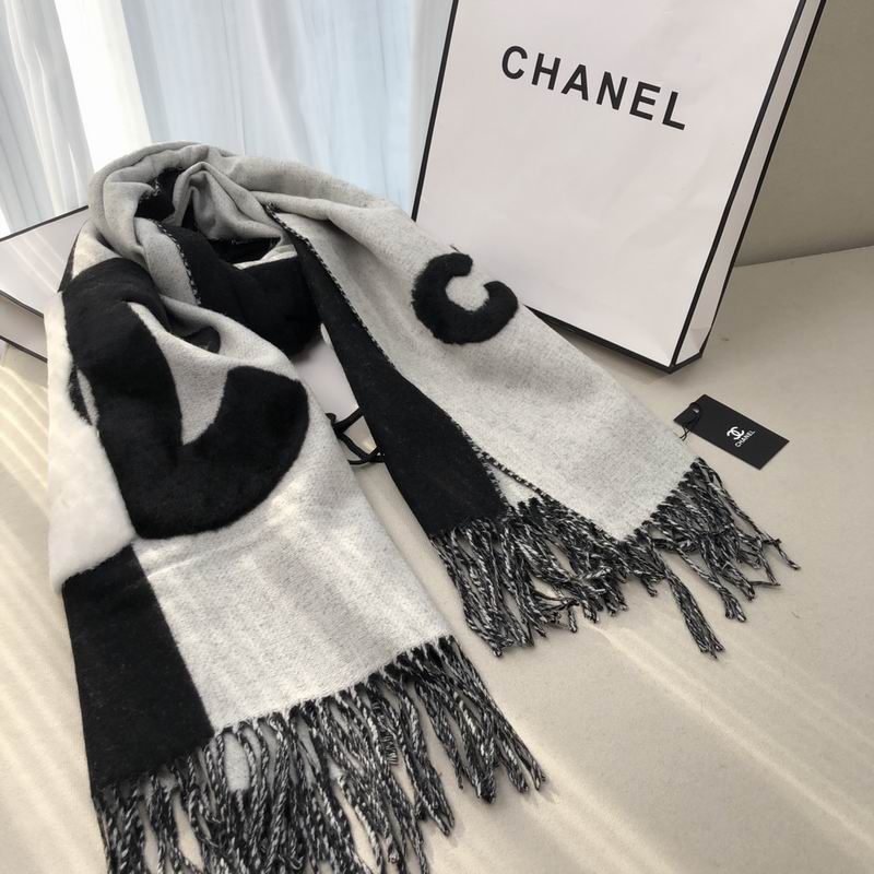 Chanel scarf 70X200cm E (11)
