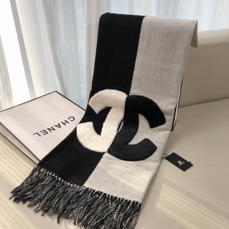 Chanel scarf 70X200cm E (16)