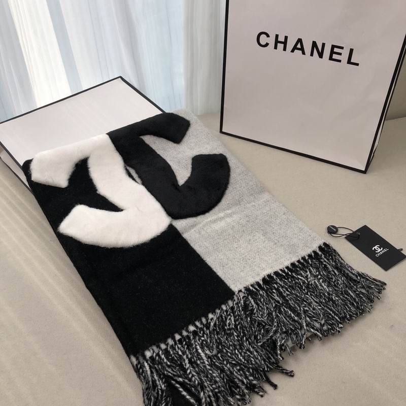 Chanel scarf 70X200cm E (17)