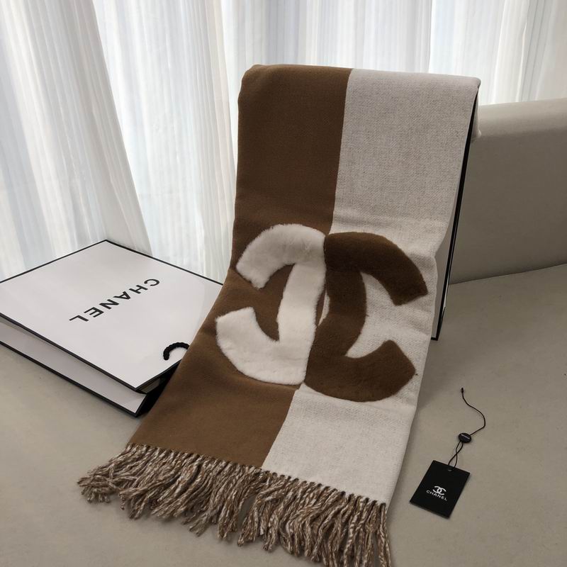 Chanel scarf 70X200cm E (23)