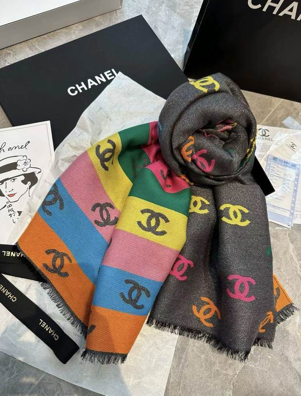 Chanel scarf 70X200cm E (4)