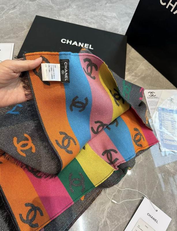 Chanel scarf 70X200cm E (5)
