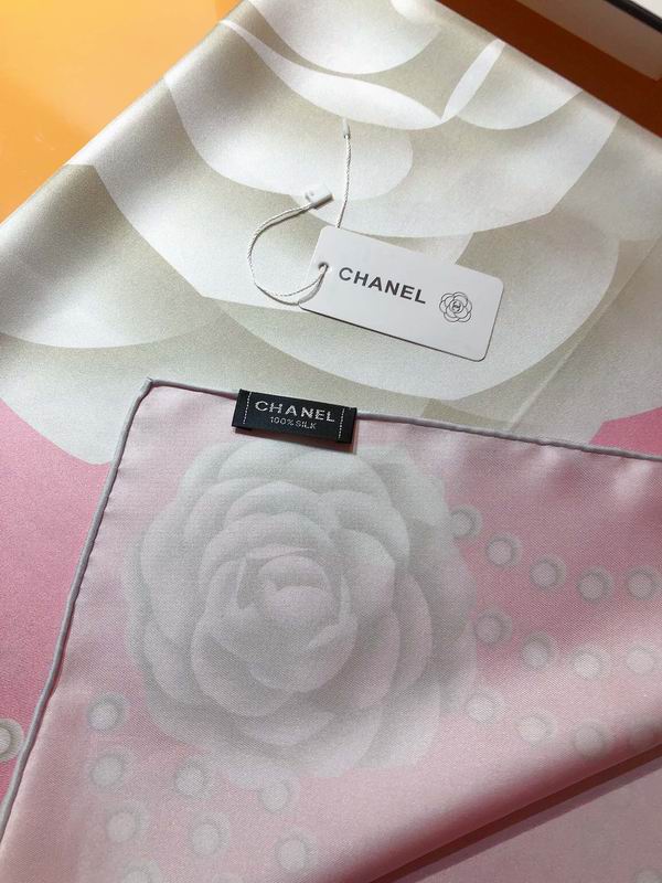 Chanel silk scarf 90X90cm E (10)