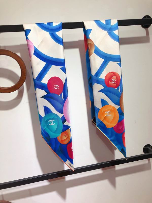 Chanel silk scarf 90X90cm E (14)