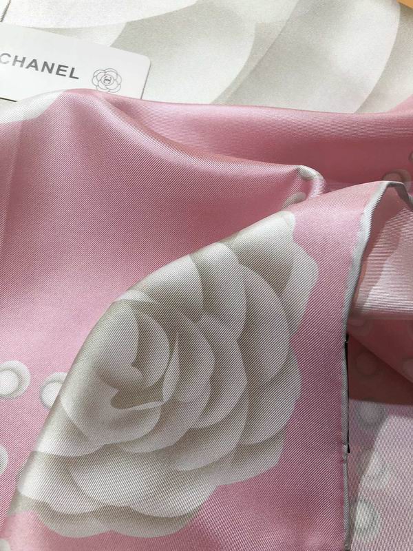 Chanel silk scarf 90X90cm E (14)