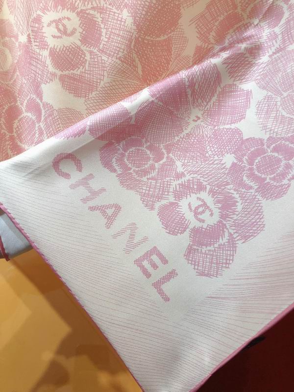 Chanel silk scarf 90X90cm E (21)