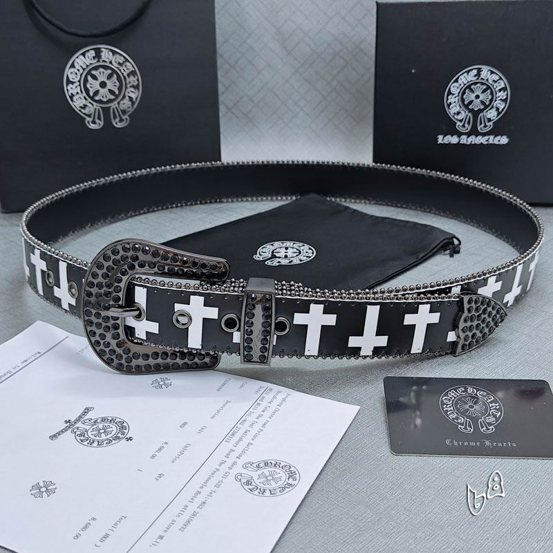 Chrome Hearts belt 38mmX100-125cm lb (10)