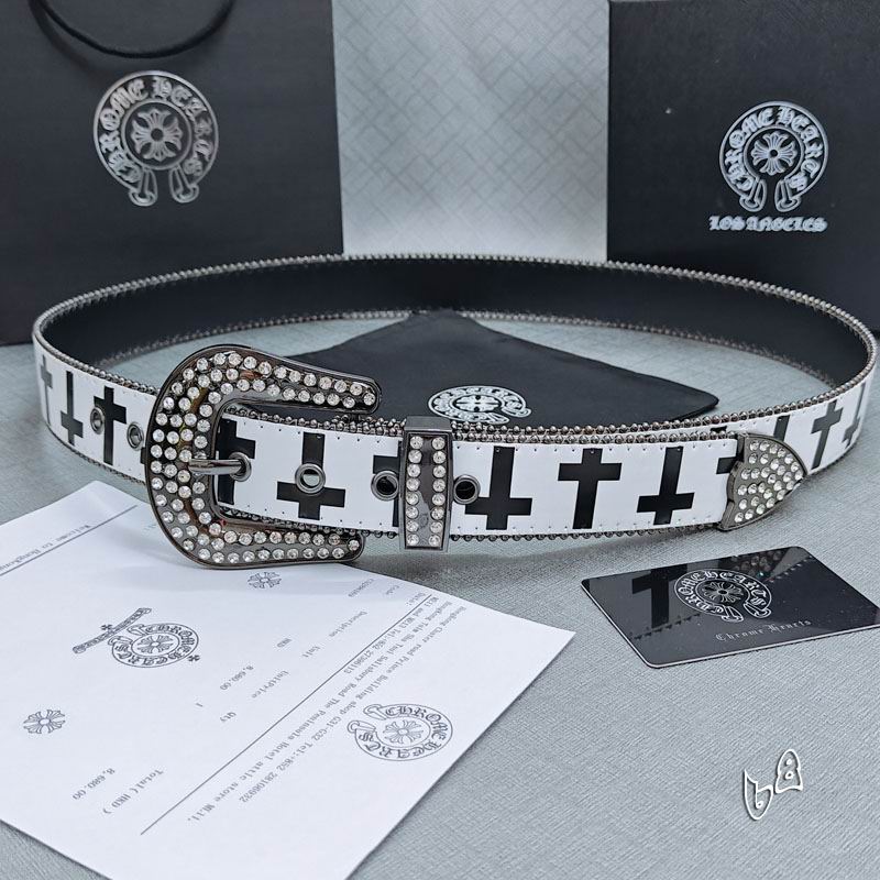 Chrome Hearts belt 38mmX100-125cm lb (4)