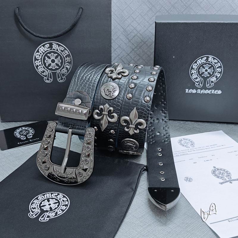 Chrome Hearts belt 38mmX100-125cm lb (9)