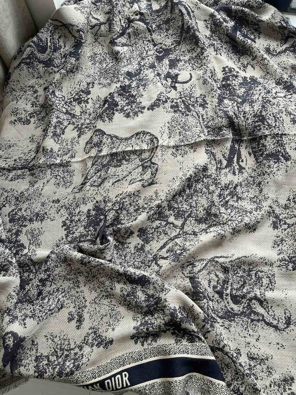 Dior 140X140cm 42%真丝42%羊毛16%棉 E (10)