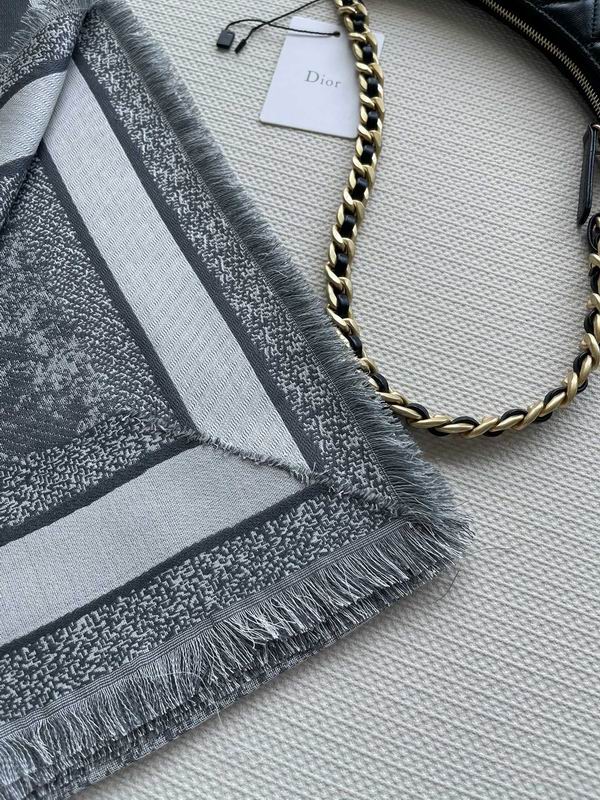 Dior 140X140cm 42%真丝42%羊毛16%棉 E (4)