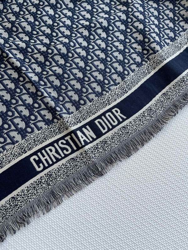 Dior 140X140cm 42%真丝42%羊毛16%棉 E (6)