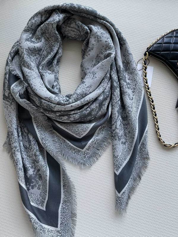 Dior 140X140cm 42%真丝42%羊毛16%棉 E (7)