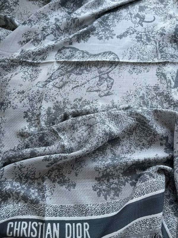 Dior 140X140cm 42%真丝42%羊毛16%棉 E (8)