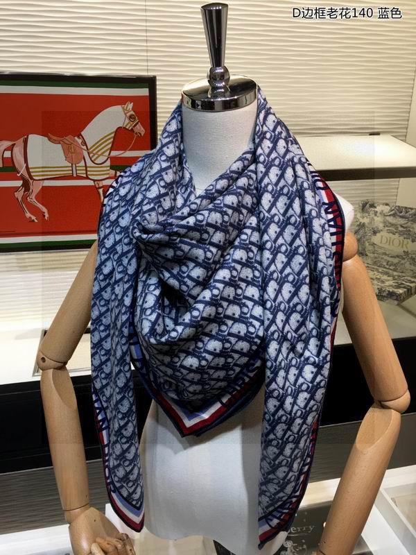 Dior 140X140cm 70%山羊绒 30%真丝 E (13)