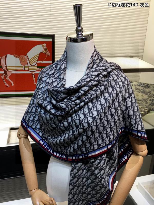 Dior 140X140cm 70%山羊绒 30%真丝 E (2)