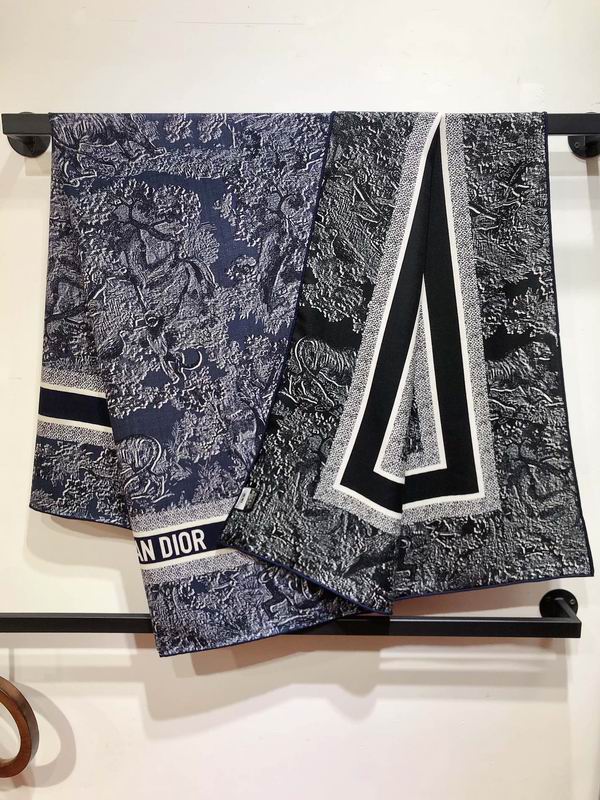 Dior 140X140cm 70%羊绒 30%真丝 E (1)