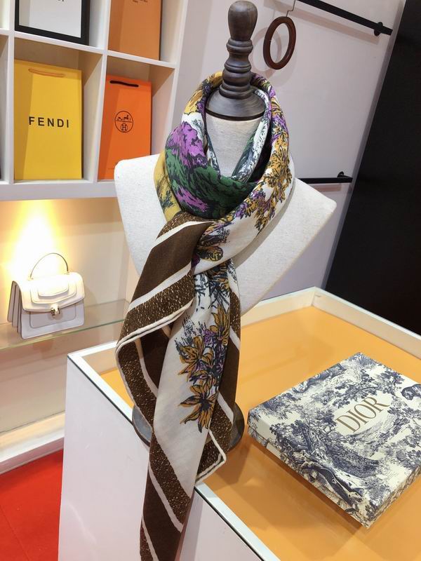 Dior 140X140cm 70%羊绒 30%真丝 E (1)