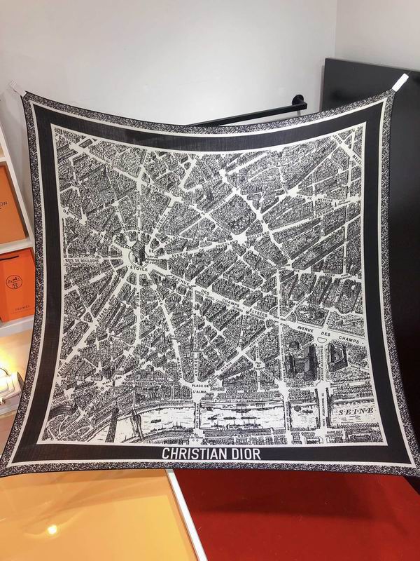 Dior 140X140cm 70%羊绒 30%真丝 E (1)