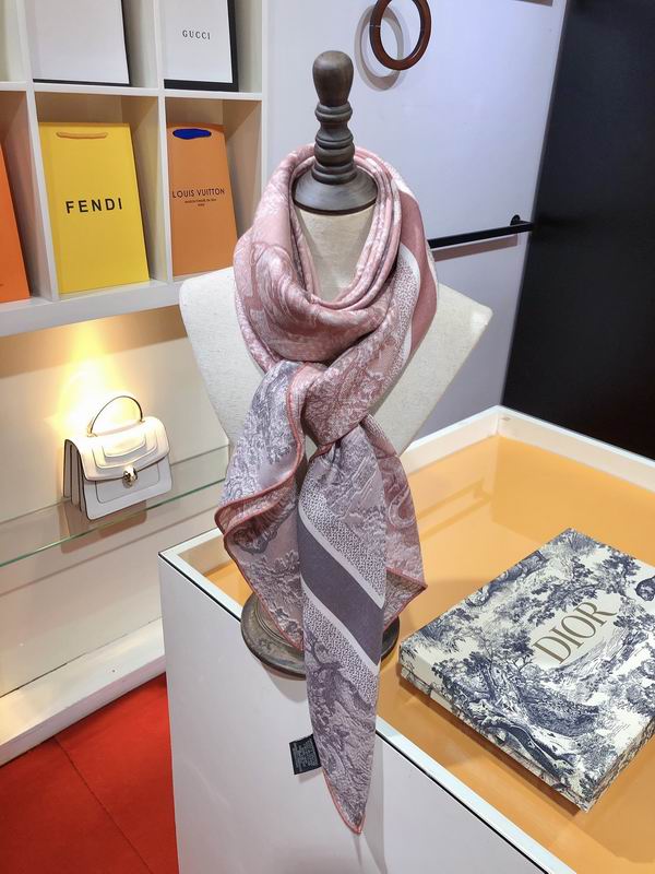 Dior 140X140cm 70%羊绒 30%真丝 E (10)