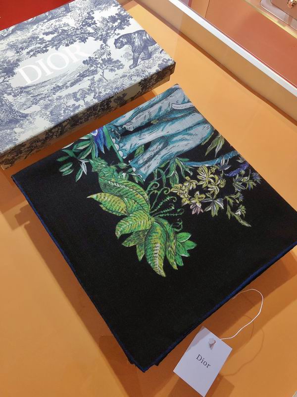 Dior 140X140cm 70%羊绒 30%真丝 E (2)