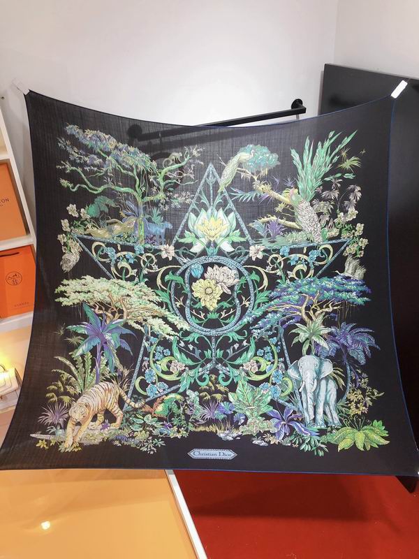 Dior 140X140cm 70%羊绒 30%真丝 E (3)