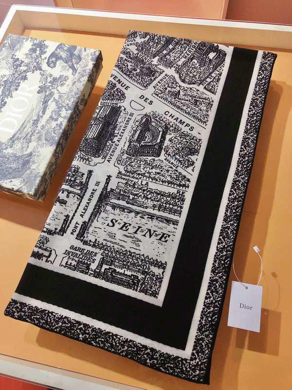 Dior 140X140cm 70%羊绒 30%真丝 E (3)