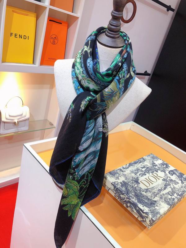 Dior 140X140cm 70%羊绒 30%真丝 E (4)