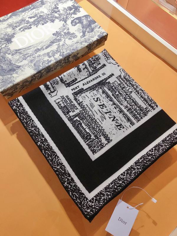 Dior 140X140cm 70%羊绒 30%真丝 E (4)