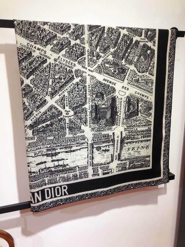 Dior 140X140cm 70%羊绒 30%真丝 E (6)