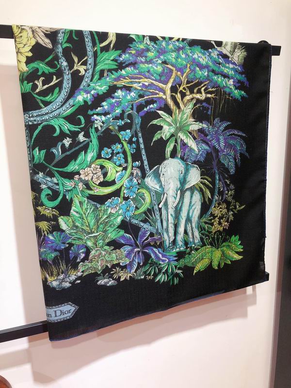 Dior 140X140cm 70%羊绒 30%真丝 E (8)