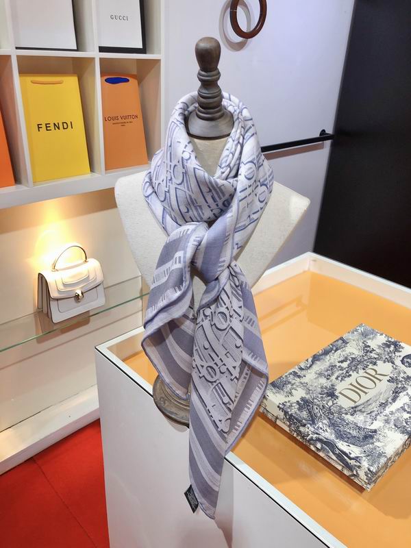 Dior 140X140cm 70%羊绒30%真丝 E (10)