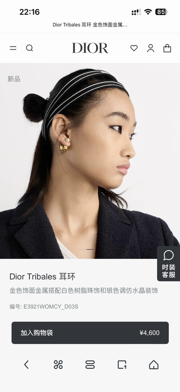 Dior Earring 05yxh34 (5)