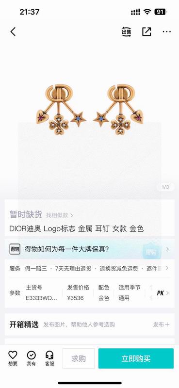 Dior Earring 05yxh60 (2)