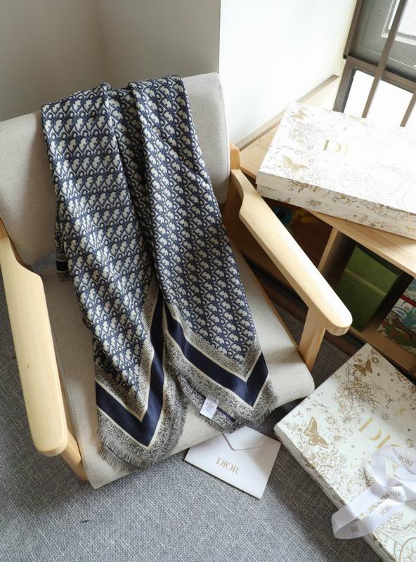 Dior scarf 140X140cm E (7)