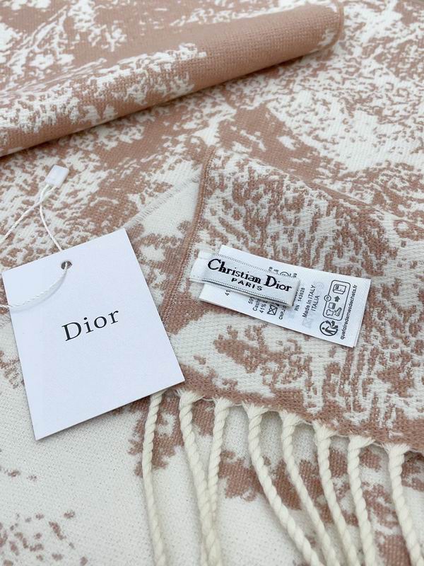 Dior scarf 200X45cm 59山羊绒 41羊毛 E (8)