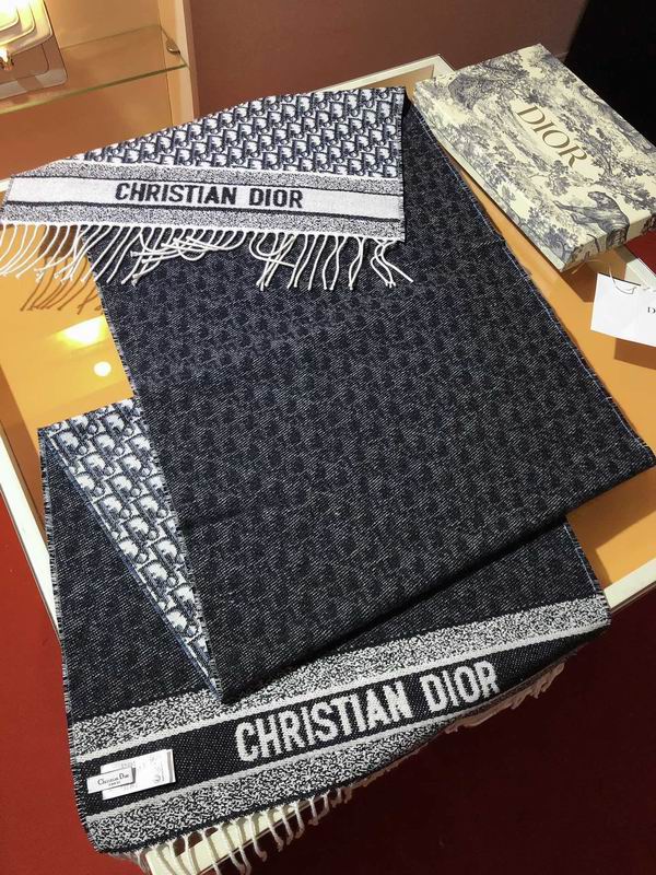 Dior scarf 48X200cm 59%羊绒 41%羊毛 E (11)