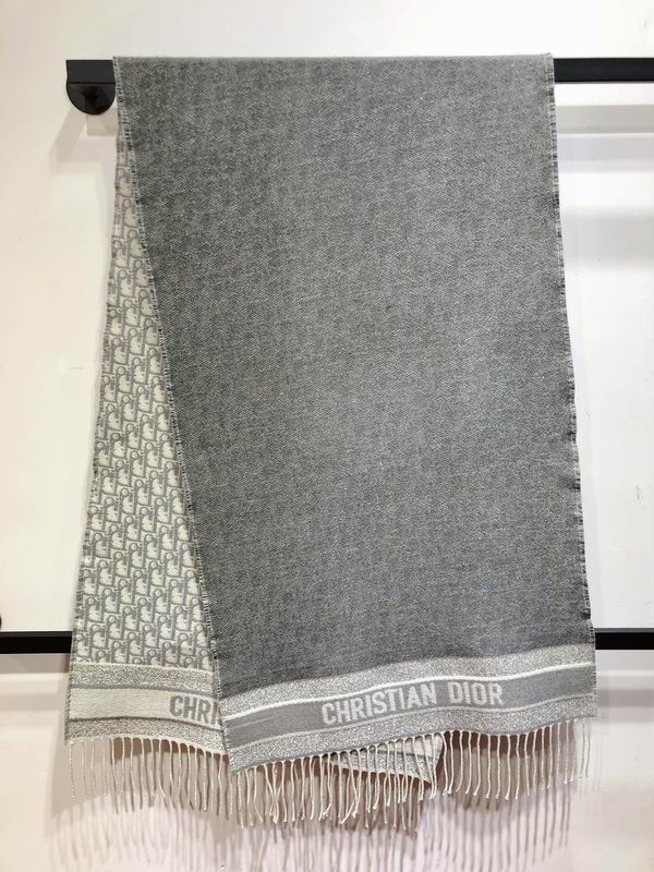Dior scarf 48X200cm 59%羊绒 41%羊毛 E (13)
