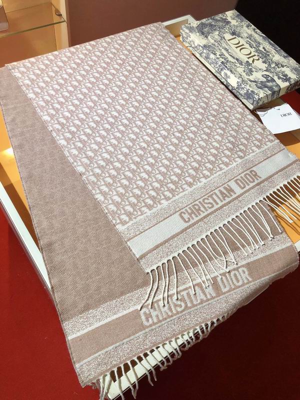 Dior scarf 48X200cm 59%羊绒 41%羊毛 E (5)