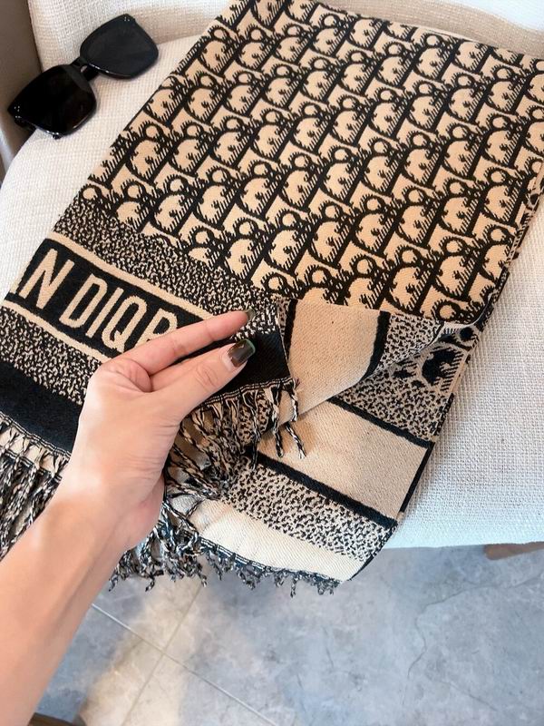Dior scarf 50X180cm  100%羊毛 E (16)