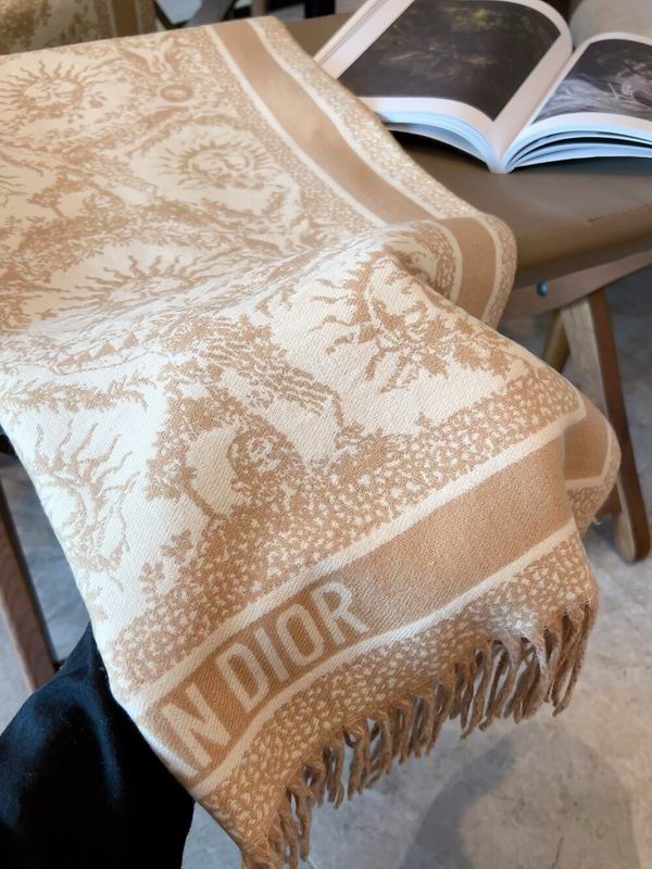 Dior scarf 50X180cm  100%羊毛 E (2)