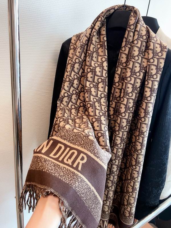 Dior scarf 50X180cm  100%羊毛 E (25)