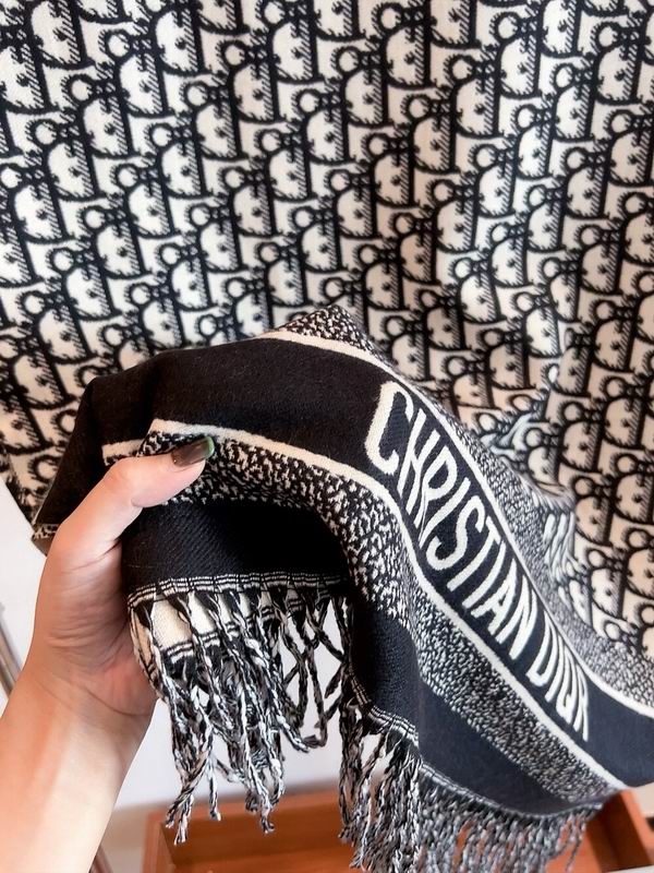 Dior scarf 50X180cm  100%羊毛 E (7)