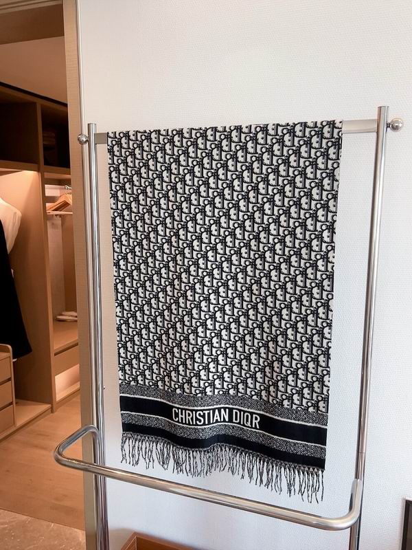 Dior scarf 50X180cm  100%羊毛 E (8)