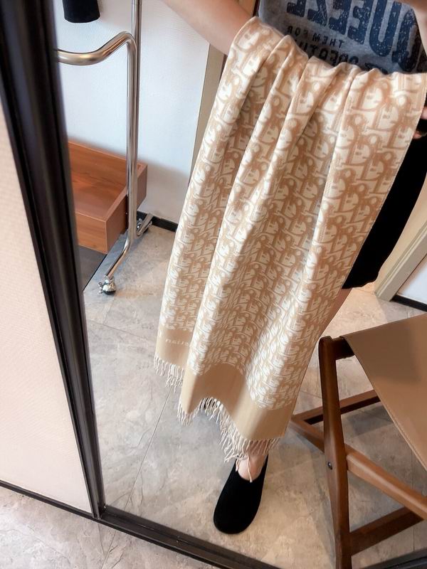 Dior scarf 50X180cm 100%羊毛 E (10)