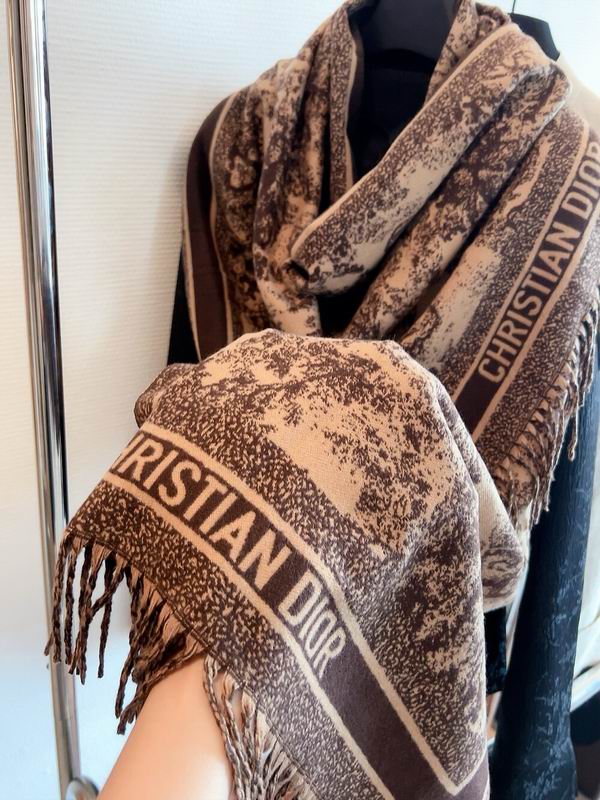 Dior scarf 50X180cm 100%羊毛 E (11)