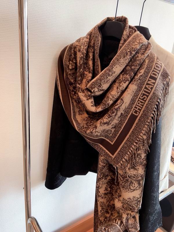 Dior scarf 50X180cm 100%羊毛 E (12)